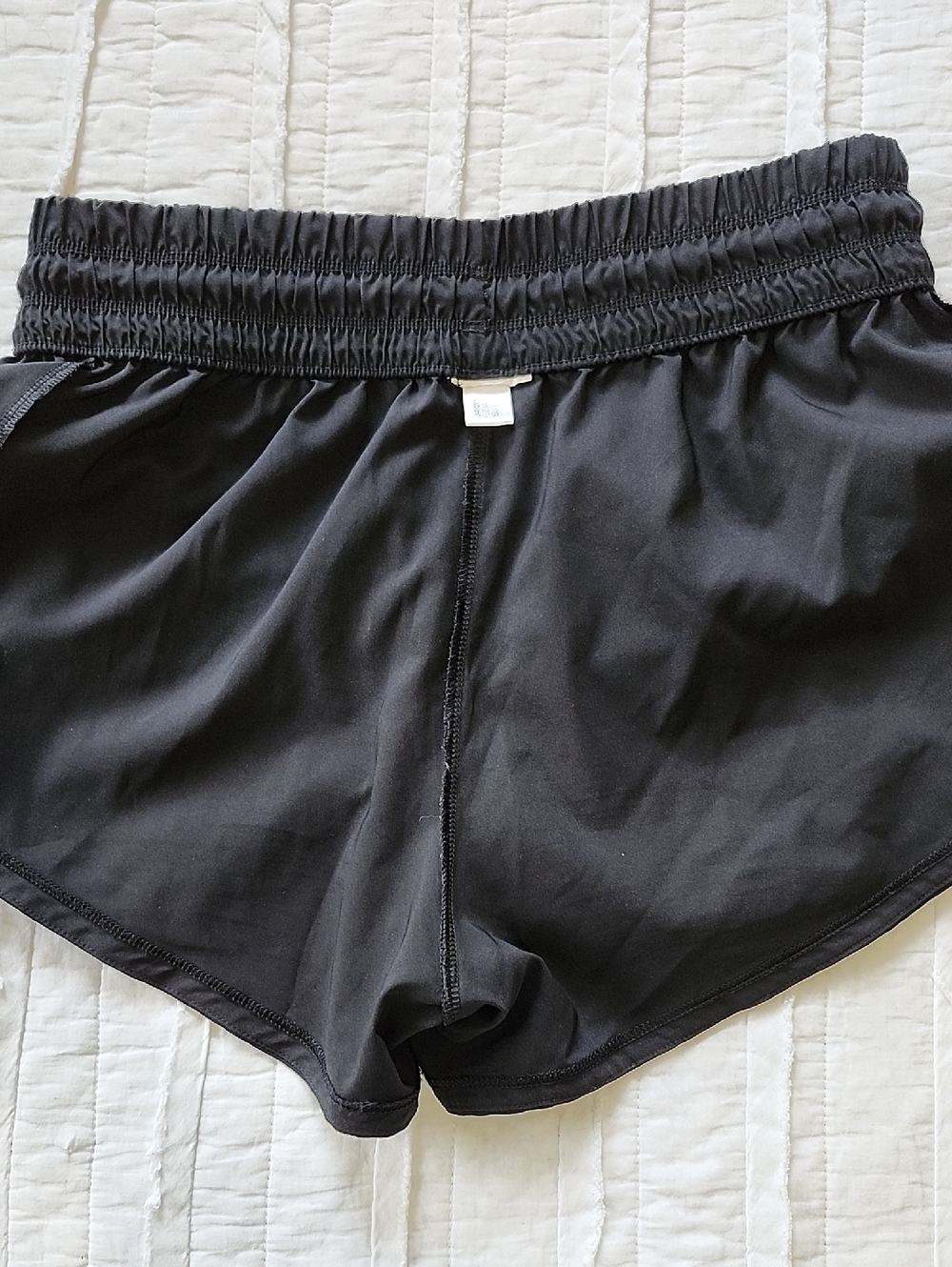 Reebok Women's Charcoal Athletic Shorts - Picture 3 of 4